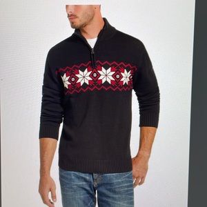 Weatherproof men’s quarter zip sweater